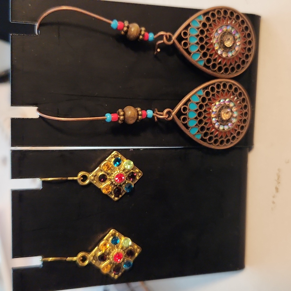 Two Pair New Boho Style Earrings